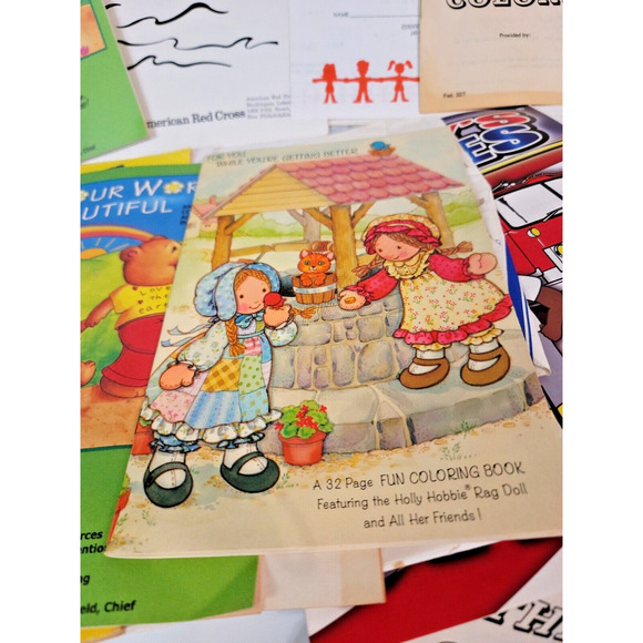 Children's Educational Coloring Workbooks Advertisements '60'70'80'90' 22 pieces - Picture 11 of 13